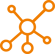 network icon arancio